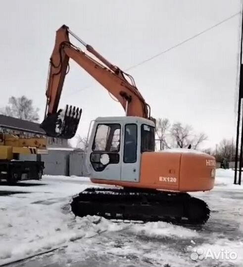 Гусеничный экскаватор Hitachi EX120-2, 1996