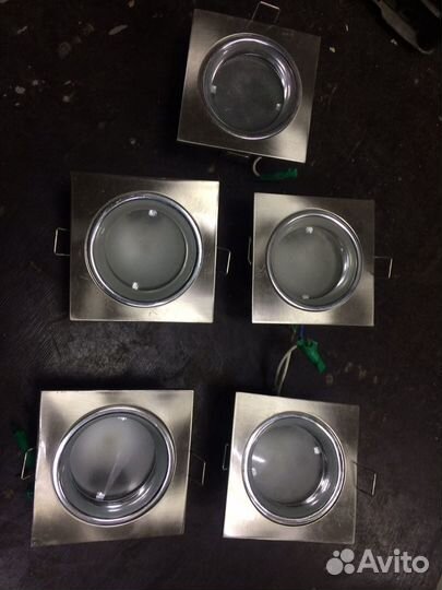 Светильники для врезки новые и б/у