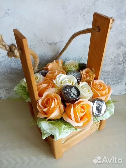 Мыльные розы букеты