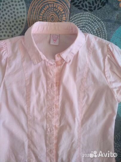 Рубашки на девочку 9-12 лет