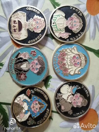 Свадебные значки