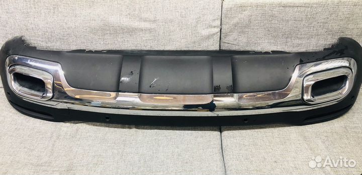 Задний диффузор gle 167