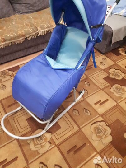 Детские санки с колесиками