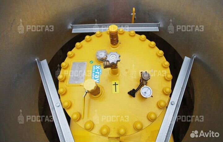 Газгольдер с установкой