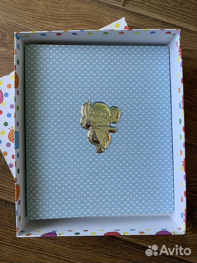 Новые фотоальбомы детские Beltrami Италия, серебро