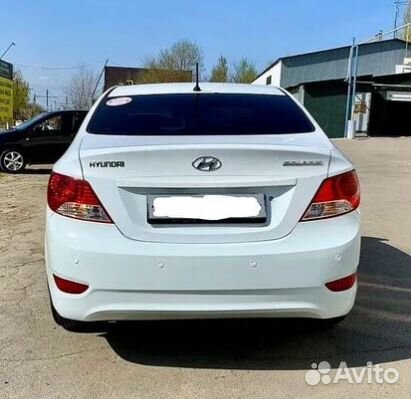 Бампер задний hyundai solaris(Солярис 1) 10-14