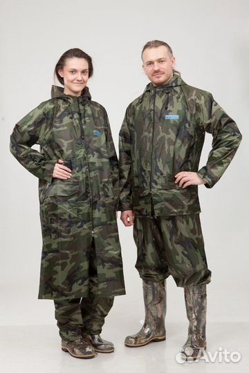 Плащ дождевик для рыбалки