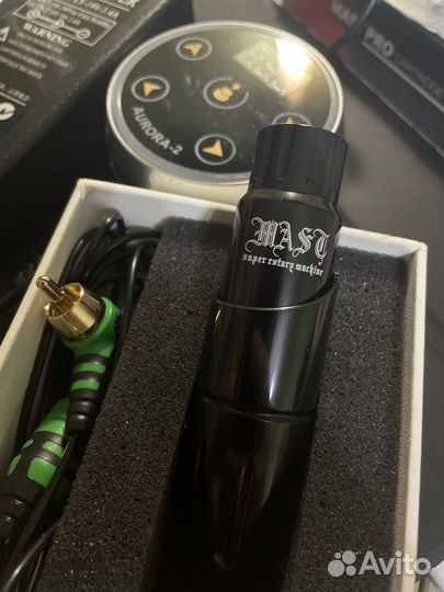 Машинка для тату и ПМ Mast Tour mini + блок