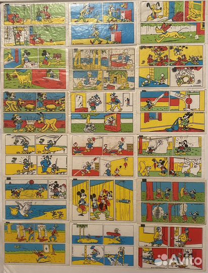 Вкладыши Дональд Фиксы 80е