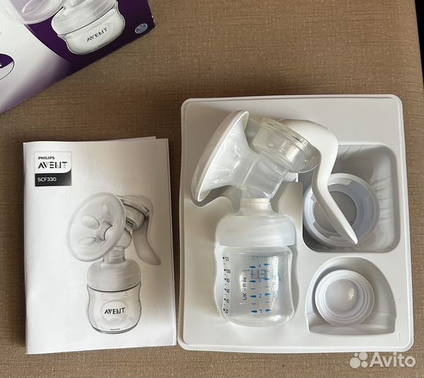 Молокоотсос avent philips ручной