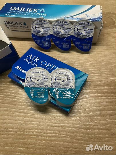 Линзы контактные однодневные -3,75