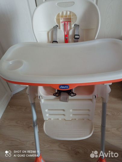 Стульчик для кормления chicco polly