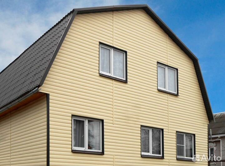 Блок-хаус 3,00 двухслойный Grand Line бежевый