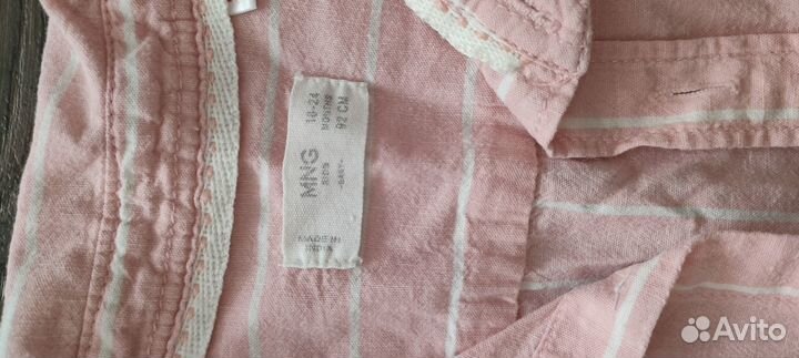 Рубашка mango для девочки 92