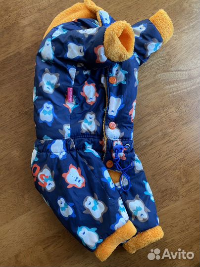 Комбинезон для маленькой собаки зима