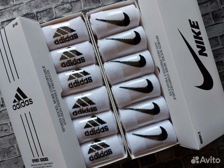 Носки Nike Adidas Puma Reebok