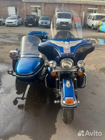 Harley Davidson Electra Glide с коляской