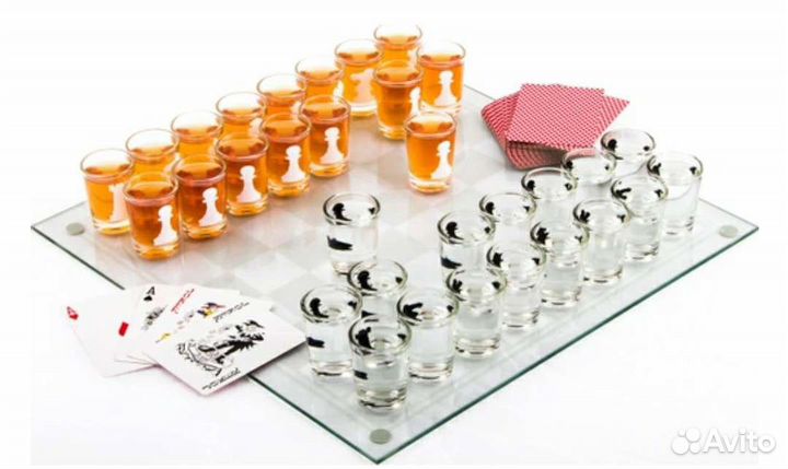 Пьяные шахматы (шашки)