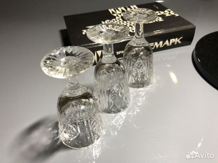 Набор рюмок из хрусталя 