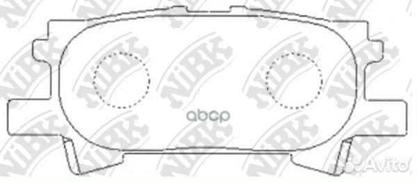 Колодки тормозные lexus RX300/RX330/RX350 0308