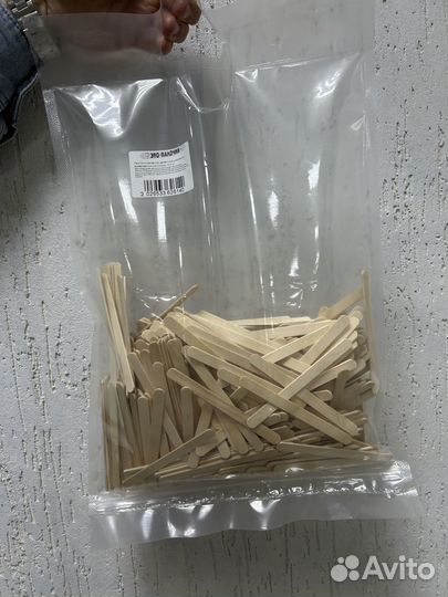 Палочки для мороженого пакетом 500шт