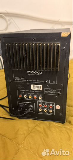 Сабвуфер и колонки