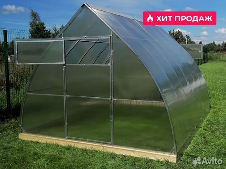 Теплица из поликарбоната 3x4 м Благая