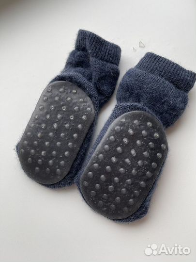 Носки/пинетки шерстяные детские на малышей