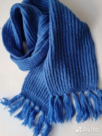 Шарф теплый длинный