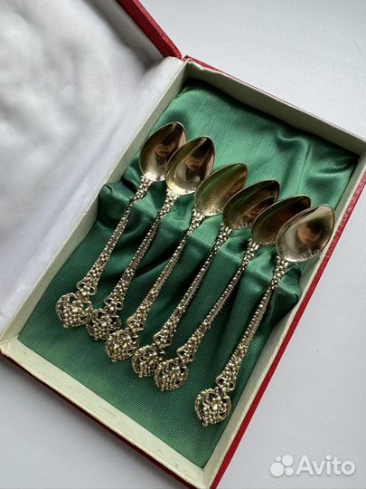 Ложки кофейные Арника серебро 916 пр СССР