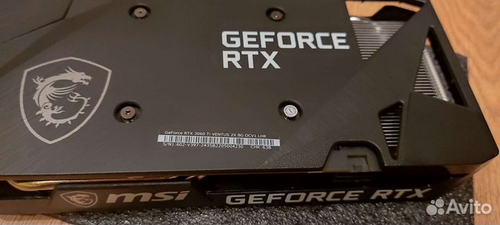 RTX 3060 Ti MSI Ventus 2X OC Edition