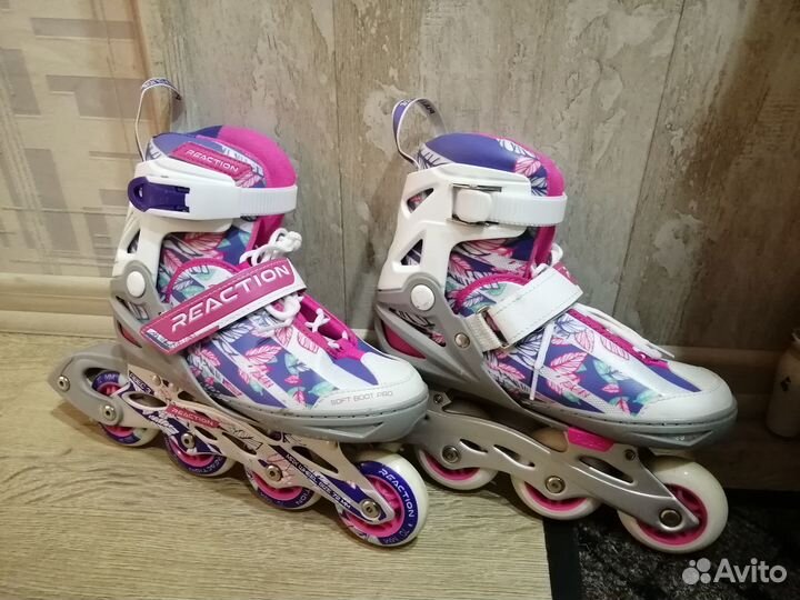 Ролики + шлем, защита, сумка для роликов