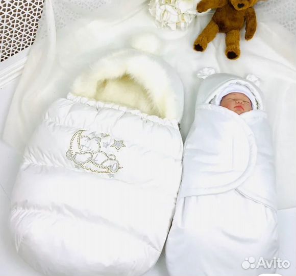 Конверт на выписку зимний