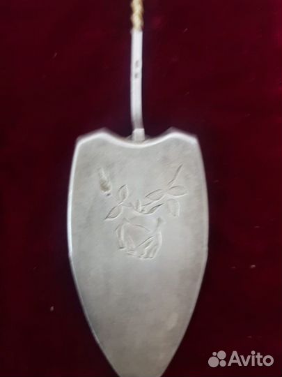 Свадебная лопатка для торта (серебро)