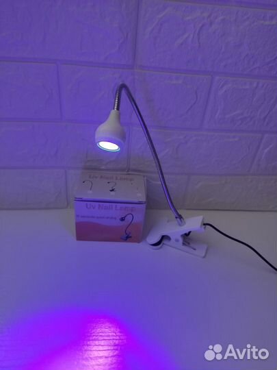 LED-лампа для маникюра на прищепке