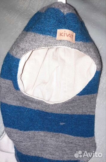 Шапка шлем kivat, варежки reima