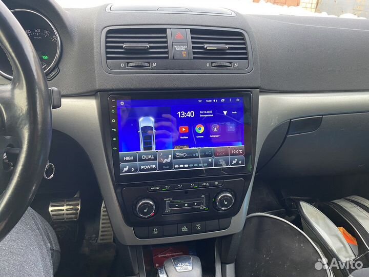 Магнитола Skoda Yetti Android GPS, есть Teyes