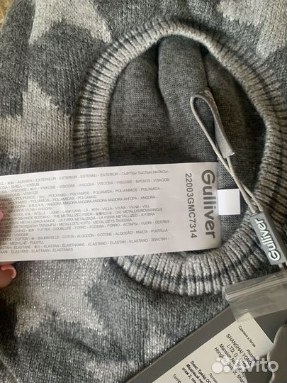 Новая Шапка шлем для девочки Gulliver 50