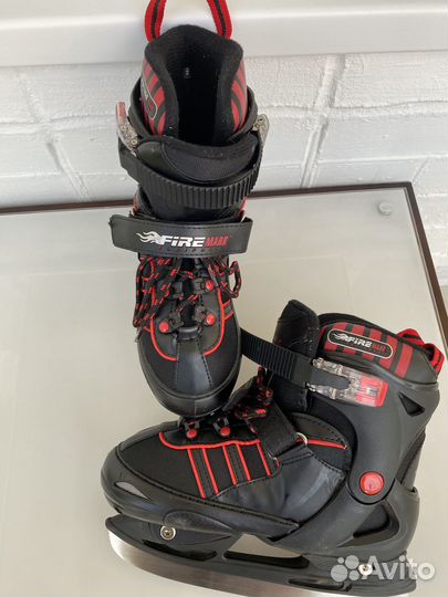 Коньки детские раздвижные 34 37