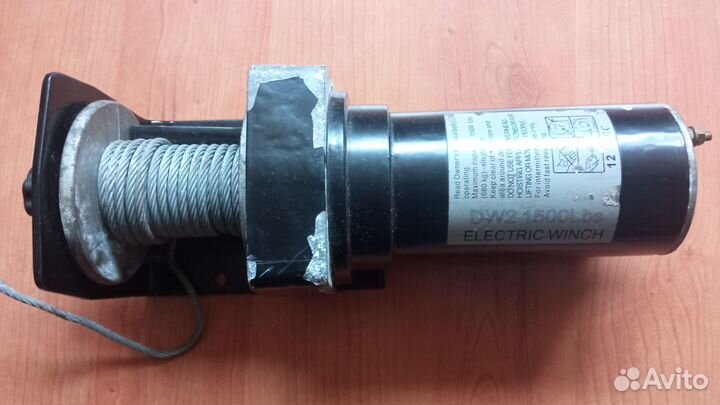 Лебедка электрическая 12v бу