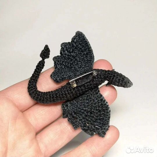 Брошь Дракон