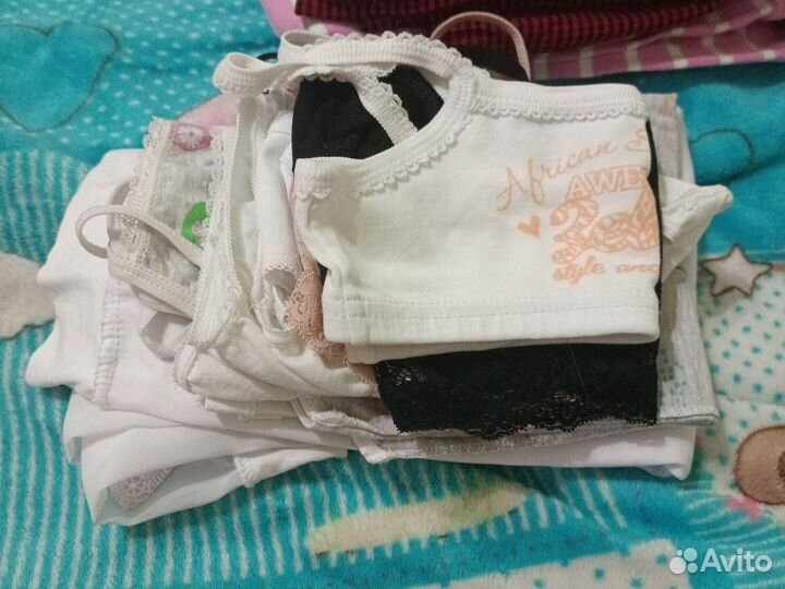 Вещи пакетом на девочку 128 134 7 8 лет