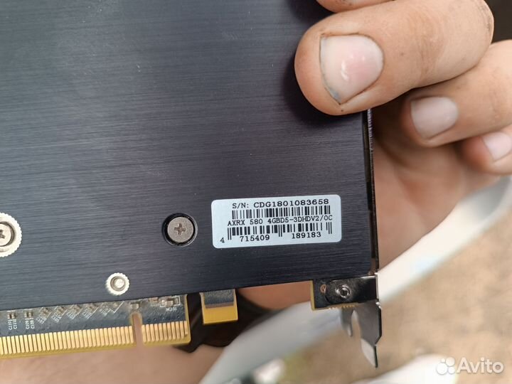 Видеокарта rx580 4gb PowerColor