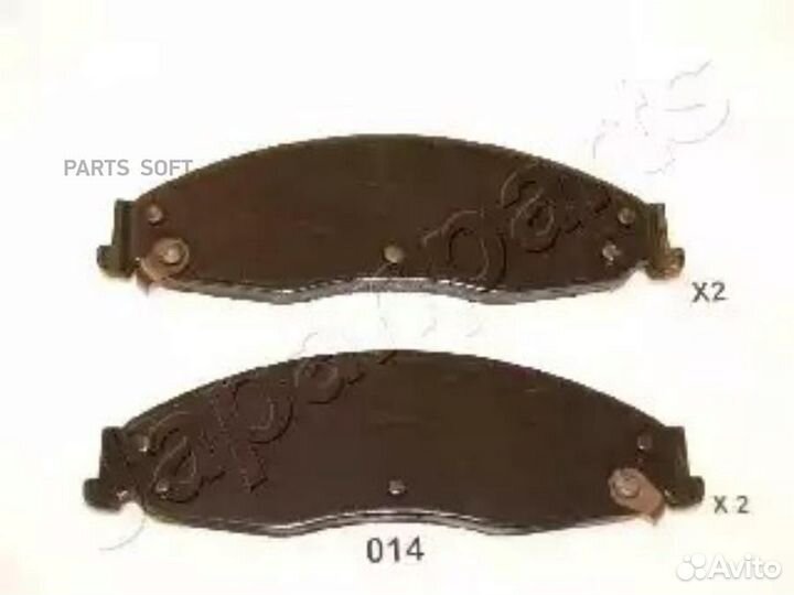 Japanparts PA014AF Колодки торм. диск