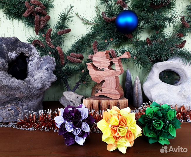 Игрушки из натурального дерева