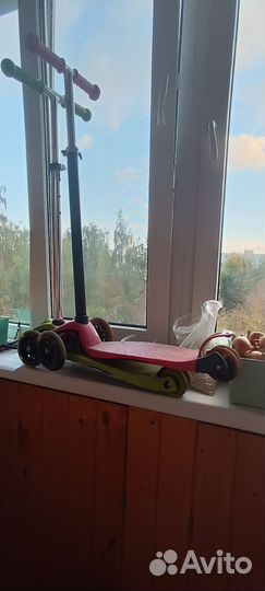 Самокат детский трехколесный бу 2 шт