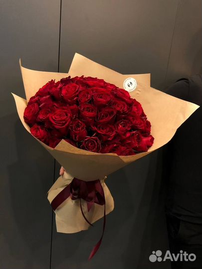 Букет из 51 красной розы