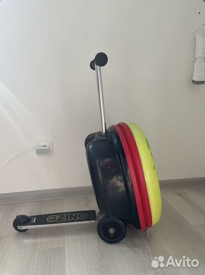 Детский чемодан самокат