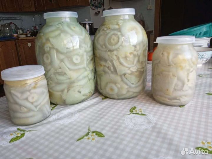 Грузди белые соленые