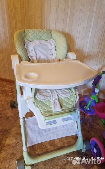 Стульчик для кормления happy baby